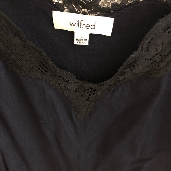 Aritzia (Wilfred) Dark Blue Dress - Size L - Picture 5 of 12